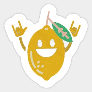 i am a lemonian Sticker